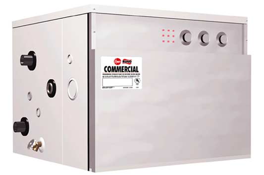 RHEEM BOOSTER: (400488) E10-6-G, 208 VOLT, 6-KW, SHIPS 3 PHASE, FIELD CONVERTIBLE TO SINGLE PHASE, 10-GALLON, ELECTRIC, 17-AMPS